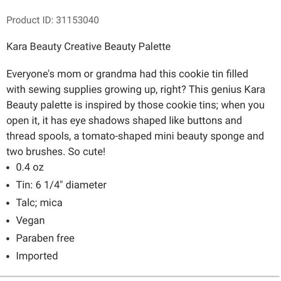 Kara Beauty Creative Beauty Palette  Limited Edition New - Picture 6 of 6